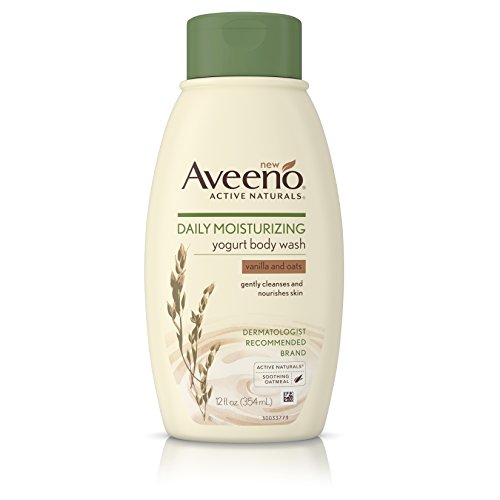 Aveeno Daily Moisturizing Yogurt Body Wash, Vanilla and Oat, 12 Ounce (Pack of 3), Only $16.64, free shipping after using SS