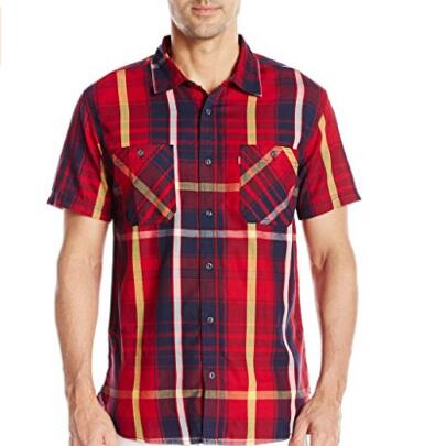 Levi's Men's Prow Short-Sleeve Crepe Weave Shirt  $17.76