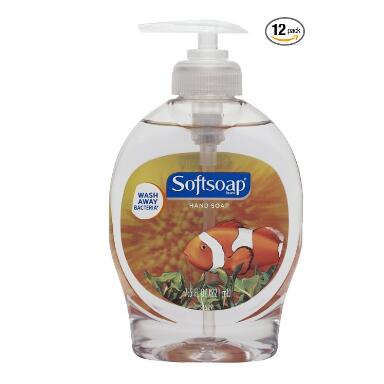 Softsoap 抗菌洗手液12瓶, 现仅售$9.92, 免运费！