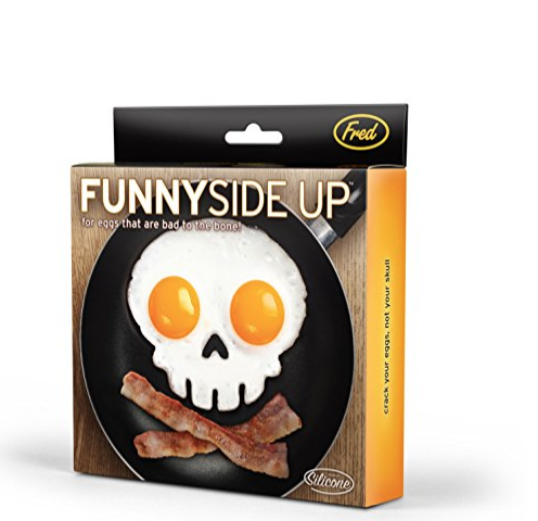 Fred FUNNY SIDE UP Silicone Egg Mold, Skull only $3.60