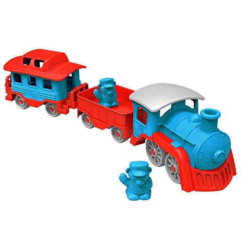 史低价！ Green Toys 玩具小火车套装 ，原价$29.99，现仅售$10.96