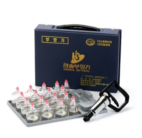 Hansol Professional Cupping Therapy Equipment Set with pumping handle 17 Cups & English Manual (Made in Korea), Only $19.69, You Save (%)