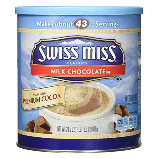 ​ Swiss Miss 熱可可沖粉 罐裝熱巧克力 28.5盎司, 現僅售$5.21， 免運費！