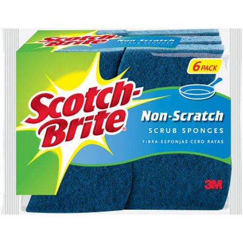Scotch-Brite Non-Scratch Scrub Sponges, Stands Up to Stuck-on Grime, 6 Scrub Sponges, Only $5.21, free shipping after using SS