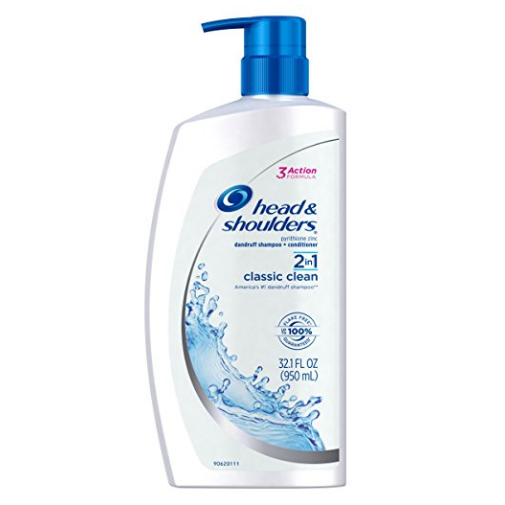 Head and Shoulders Classic Clean 2-in-1 Anti-Dandruff Shampoo + Conditioner 32.1 Fl Oz (Packaging May Vary) $7.94