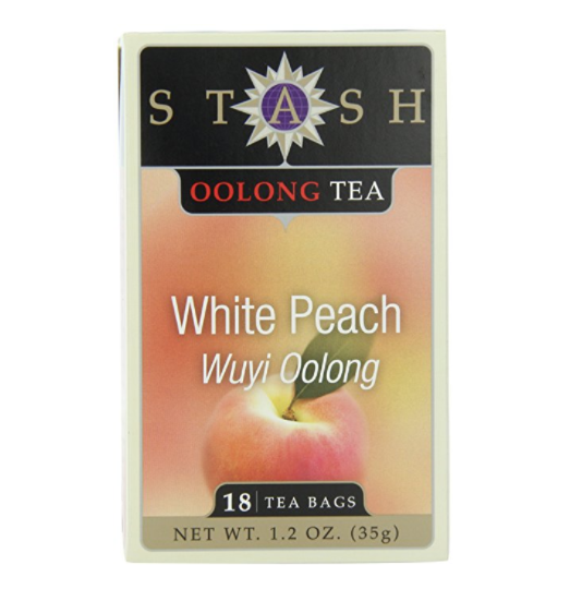 Stash Tea 白桃乌龙茶包 18个, 现仅售$6.50