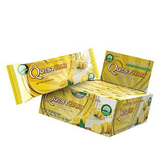 Quest Nutrition 柠檬派味蛋白棒 2.1盎司 12条  特价仅售 $14.57