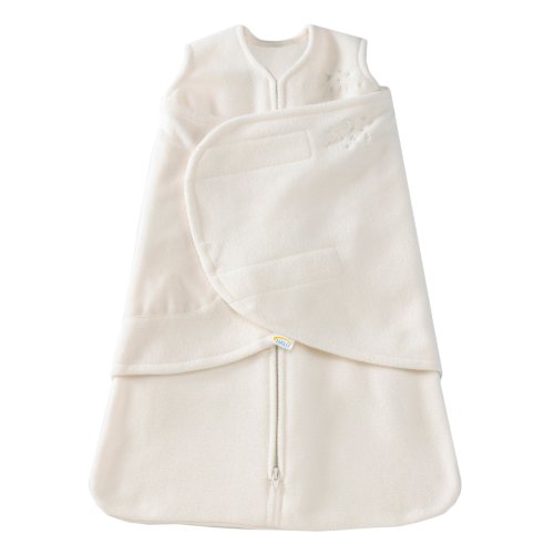 HALO SleepSack Micro-Fleece Swaddle, Cream, Newborn, Only $9.74