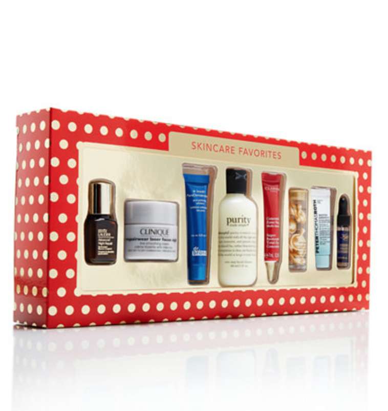 ​macys.com offers the Macy's 8-Pc. Skincare Favorites Gift Set(value $99) for $25.