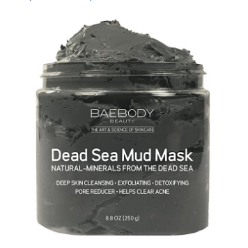 Baebody Dead Sea Mud Mask Best for Facial Treatment, Acne, Oily Skin & Blackheads - Minimizes Pores, Reduces Look of Wrinkles, and Improves Overall Complexiona 8.8 oz, Only $8.83