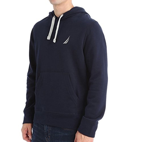 Nautica Men's Chest Logo Pullover Hoodie Sweater, -navy, Large, Only $32.09, free shipping