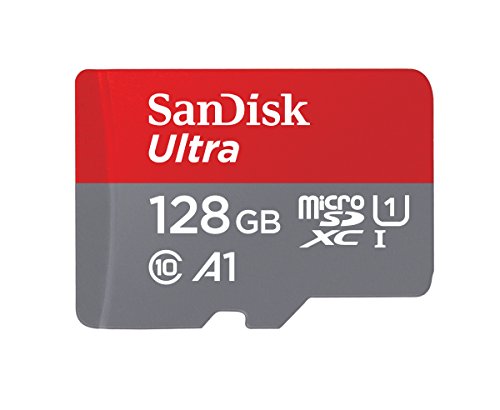 SanDisk Ultra 128GB microSDXC UHS-I card with Adapter -  100MB/s U1 A1 - SDSQUAR-128G-GN6MA, Only $14.99