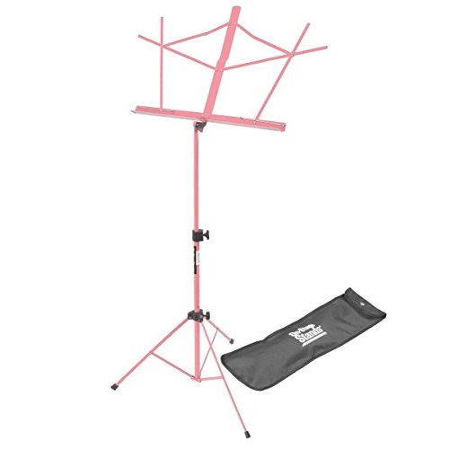 On Stage SM7122PKB Compact Sheet Music Stand with Bag, Pink, Only $14.95