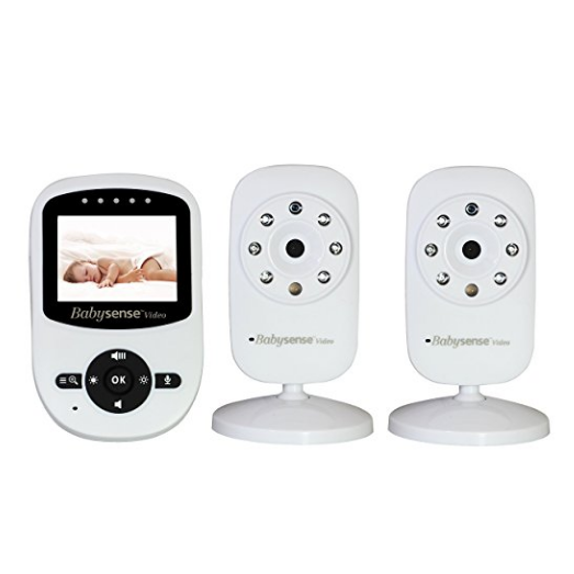 Babysense 嬰兒監視器，雙攝像頭，LCD屏幕，原價 $189.98，現僅售 $89.95，免運費