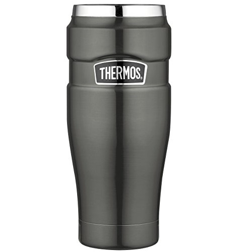 Thermos Stainless King 16 Ounce Travel Tumbler, Smoke, Only $19.00