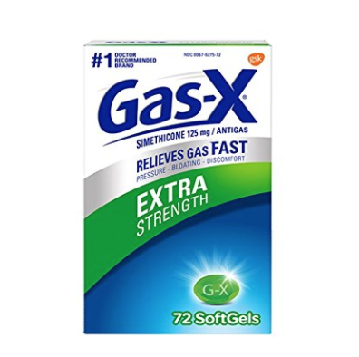 Gas-X 超强效 去胀气 胶囊，72粒，原价$20.49， 现仅售$9.67，免运费！