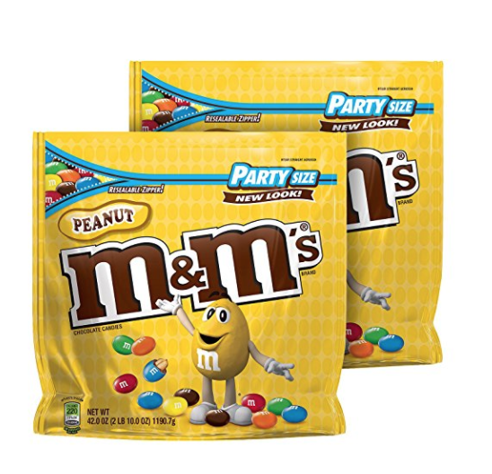 M&M'S 巧克力 派對2磅裝 2袋, 現僅售$13.98起！