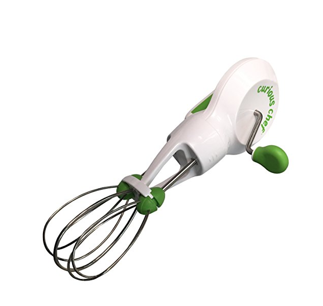 Curious Chef Hand Mixer, White only $19.99