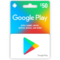 $50 Google Play 購物卡 僅售$45.00 免運費