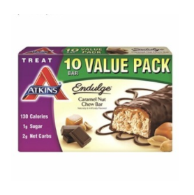 Atkins Endulge Treat 坚果能量棒 -10条, 现仅售$7.94, 免运费！