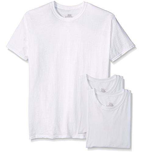 Hanes Men's 3-Pack Tagless Crew Neck T-Shirt, Only $9.99