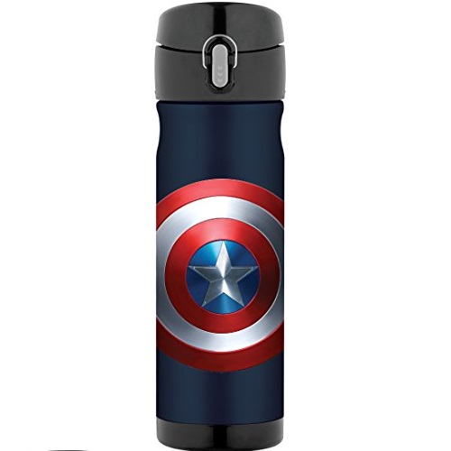 Thermos 16 Ounce Stainless Steel Commuter Bottle, Captain America, Only $20.79