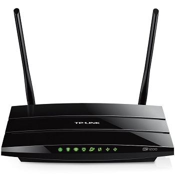 TP-LINK Archer C5 AC1200 Dual Band Wireless AC Gigabit Router, 2.4GHz 300Mbps+5Ghz 867Mbps, 2 USB Ports, IPv6, Guest Network, $39.96  free shipping