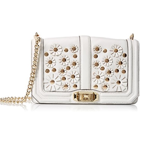 Rebecca Minkoff Love Crossbody Shoulder Bag, White, One Size, Only $128.08, free shipping