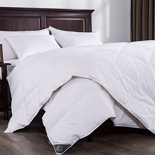 Puredown Lightweight Down Comforter Light Warmth Duvet Insert, King, White, Only $71.28, free shipping