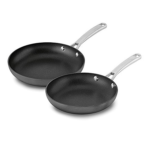 Calphalon 2 Piece Classic Nonstick Fry Pan Set, Grey, Only $29.99, free shipping