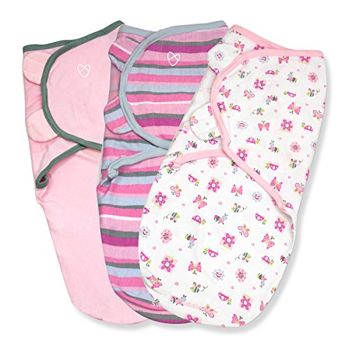 史低价！ SwaddleMe 全棉婴儿安全包巾，三个装，原价$34.99，现仅售$13.98。两色同价！
