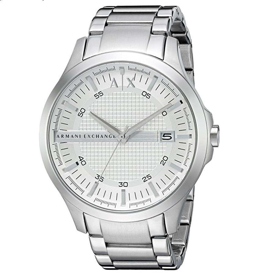Armani Exchange Men's AX2177 Silver Watch only $62.99