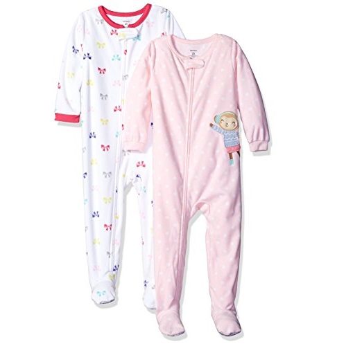 Carter's Baby Girls' 2-Pack Fleece Pajama Set, Only $12.60