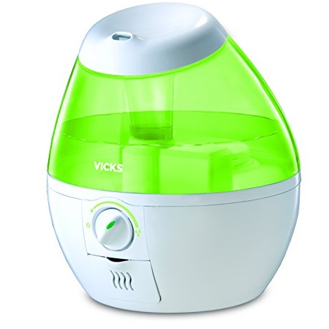 Vicks Mini Filter Free Cool Mist Humidifier, Green, 3.97 Pound, Only $22.39 after clipping coupon, free shipping