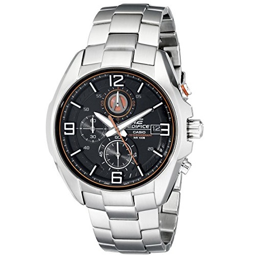 Casio Men's EFR-529D-1A9VCF Edifice Stainless Steel Bracelet Watch, Only $58.28, You Save $111.72(66%)