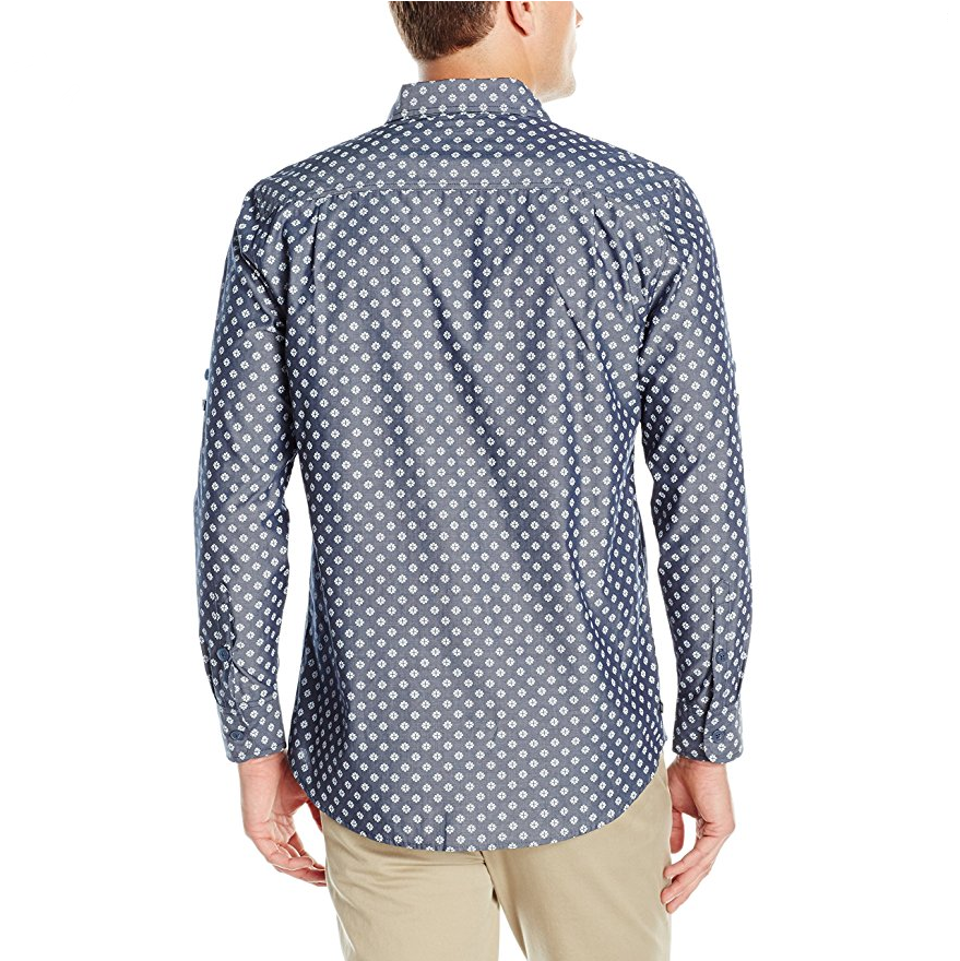 Geoffrey Beene Men's Printed Sharkskin Woven Shirt $9.88