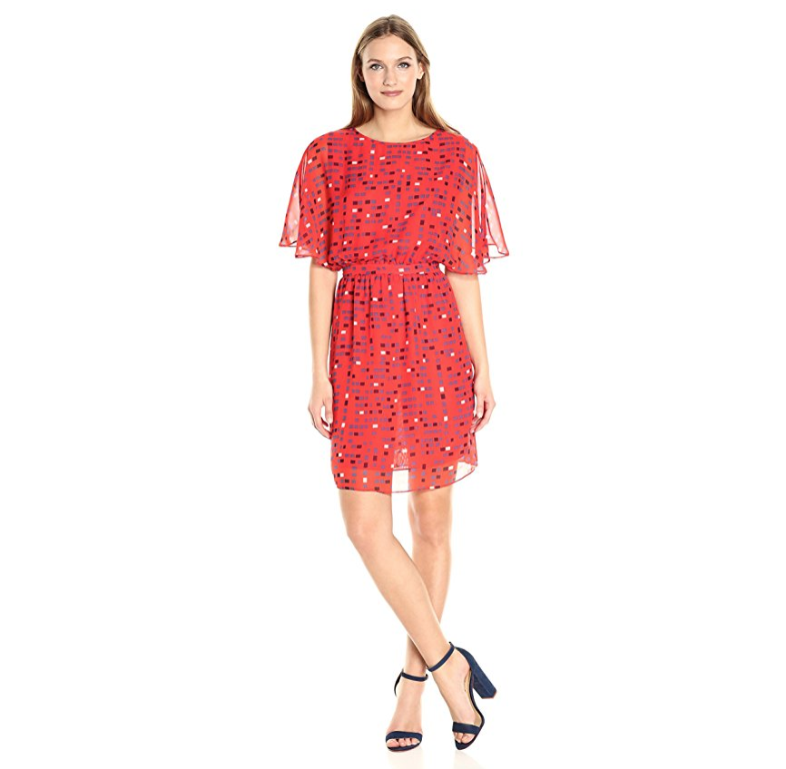 Armani Jeans Women's All Over Printed Short Sleeve Dress only $41.46