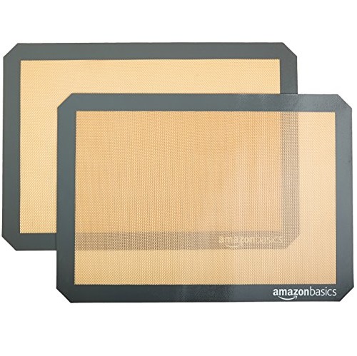 AmazonBasics 烘培专用硅胶垫 2件，原价$13.99，现仅售$8.60
