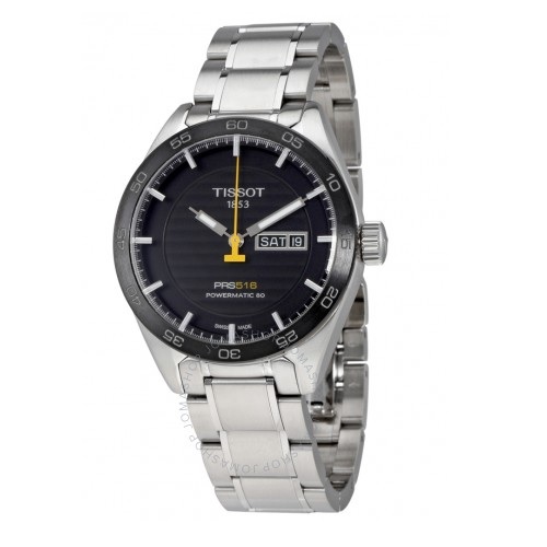 TISSOT PRS 516 Automatic Black Dial Men's Watch Item No. T100.430.11.051.00, only $485.00, free shipping after using coupon code