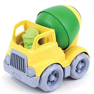 Green Toys Mixer Construction Truck - Green/Yellow Toy, Yellow and Green, 5.75x7.5x5.6  $8.39