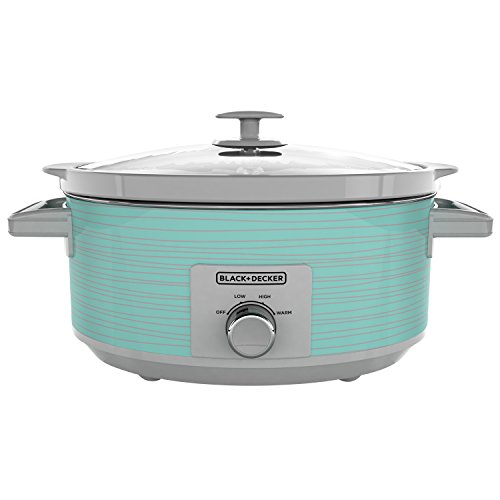 BLACK+DECKER SC2007D 7 Quart Dial Control Slow Cooker with Built in Lid Holder, Teal Wave, Only$26.99, free shipping
