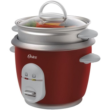 Oster 004722-000-000 Rice Cooker, 6 Cup, Red, Only $15.46 after clipping coupon