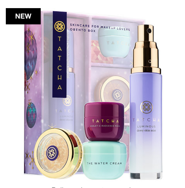 $59 (Valued $112) TATCHA Skincare for Makeup Lovers Obento Box limited edition