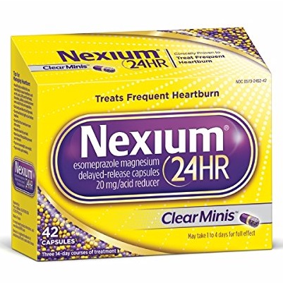 Nexium 24HR ClearMinis Delayed Release Heartburn Relief Capsules, Esomeprazole Magnesium Acid Reducer (20mg, 42 Count), Only$16.74, free shipping after using SS
