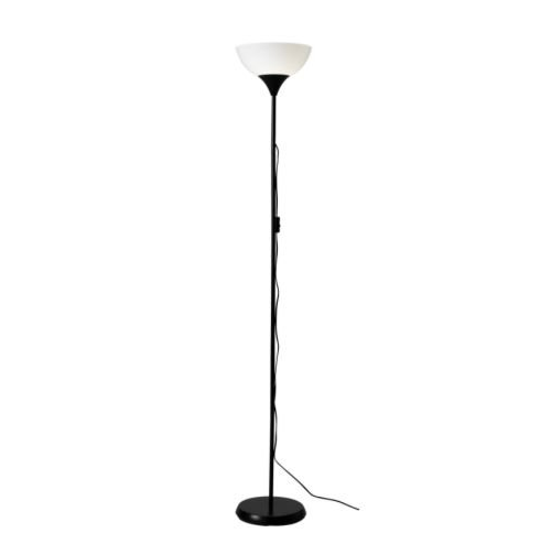 Ikea 101.398.79 NOT Floor Uplight Lamp, 69-Inch, Black/White only $18.25