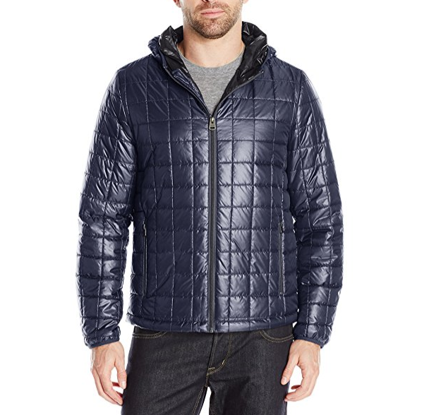 Levi's Men's Sweaterweight Quilted Ultra Loft Hooded Puffer only $17.43