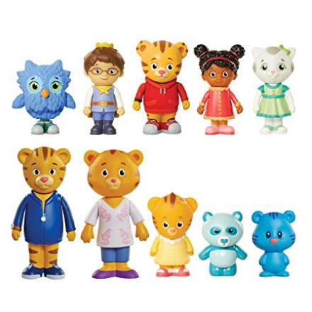 Daniel Tiger's Neighborhood Friends and Family Figure Set (10 Pack) [Amazon Exclusive] $12.99