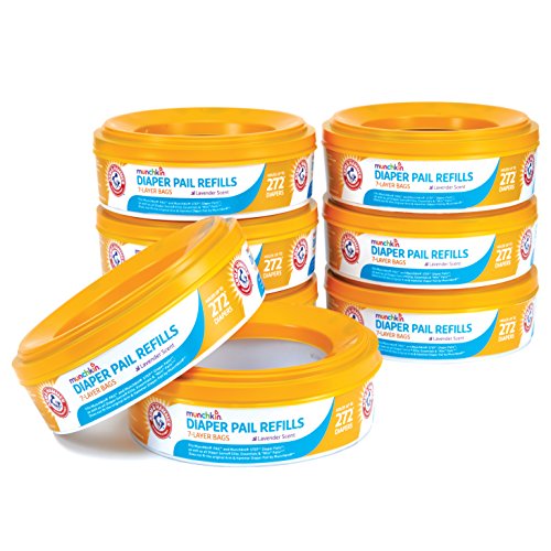 Munchkin Arm and Hammer Diaper Pail Refill Rings, 2,176 Count, Only $27.49, free shipping after using SS