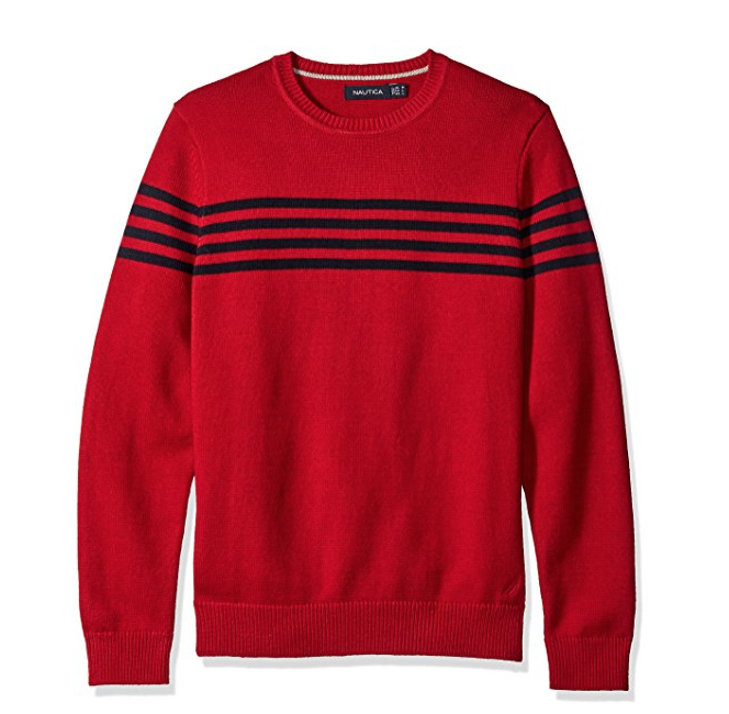 Nautica Men's Chest Stripe Sweater only $36.99