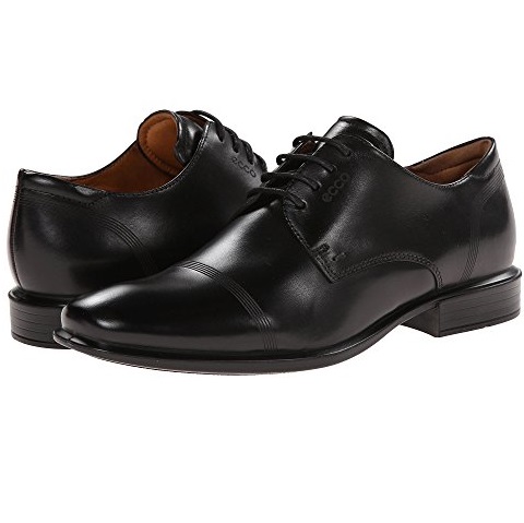 ECCO Cairo Modern Cap Toe Tie, only $75.99, free shipping